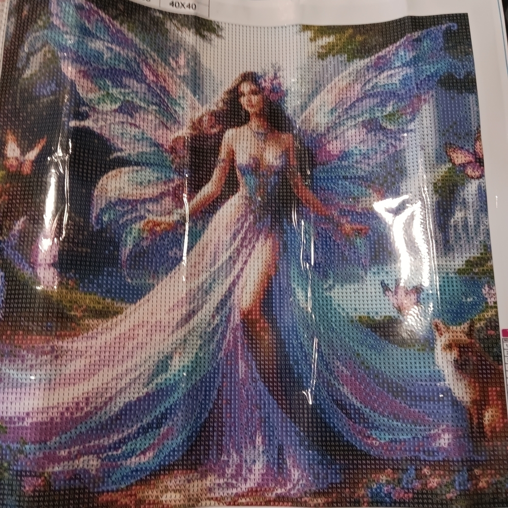Colorful Fairy Diamond Painting Kit 40x40 - Picture 5 of 6